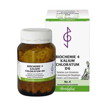 BIOCHEMIE 4 Kalium chloratum D 6 Tabletten