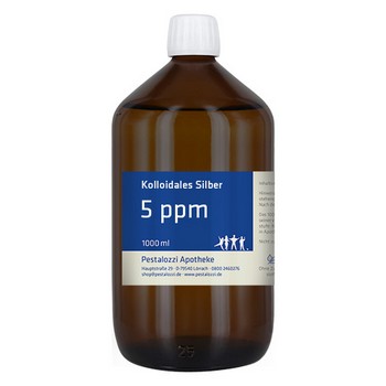 Kolloidales Silber (Silberwasser) 5 ppm