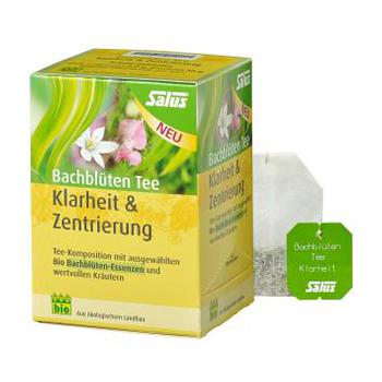 BACHBLÜTEN Tee Klarheit & Zentrierung Bio Salus