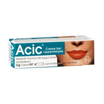ACIC Creme bei Lippenherpes