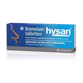 BROMELAIN Tabletten hysan magensaftres.Tabletten