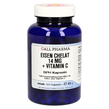 EISEN CHELAT 14 mg+Vitamin C GPH Kapseln