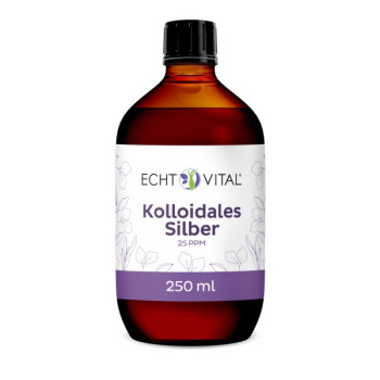 ECHT VITAL kolloidales Silber 25 ppm