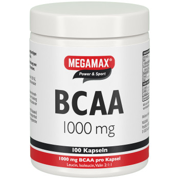 BCAA 1.000 mg Megamax Kapseln