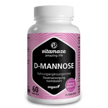 D-MANNOSE HOCHDOSIERT vegan Kapseln