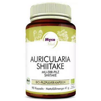 AURICULARIA SHIITAKE Bio Pilzpulver-Kapseln