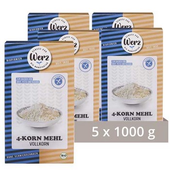 Werz 4-Korn Vollkornmehl