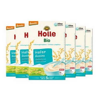 HOLLE Bio Babybrei Haferflocken