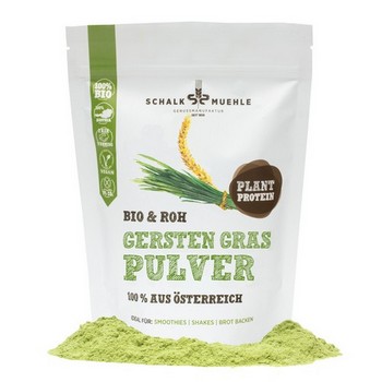 Protein Pulver Gersten Gras roh